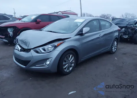2014 Hyundai Elantra Se z USA, uszkodzony, nr VIN KMHDH4AE7EU028059